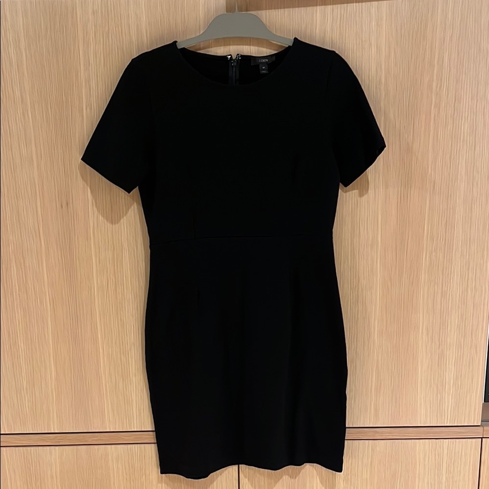 J.Crew Black Short Sleeve Dress
